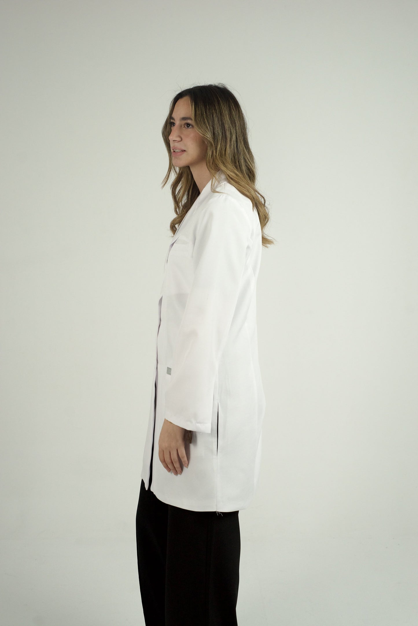 Ivory Flex Lab Coat
