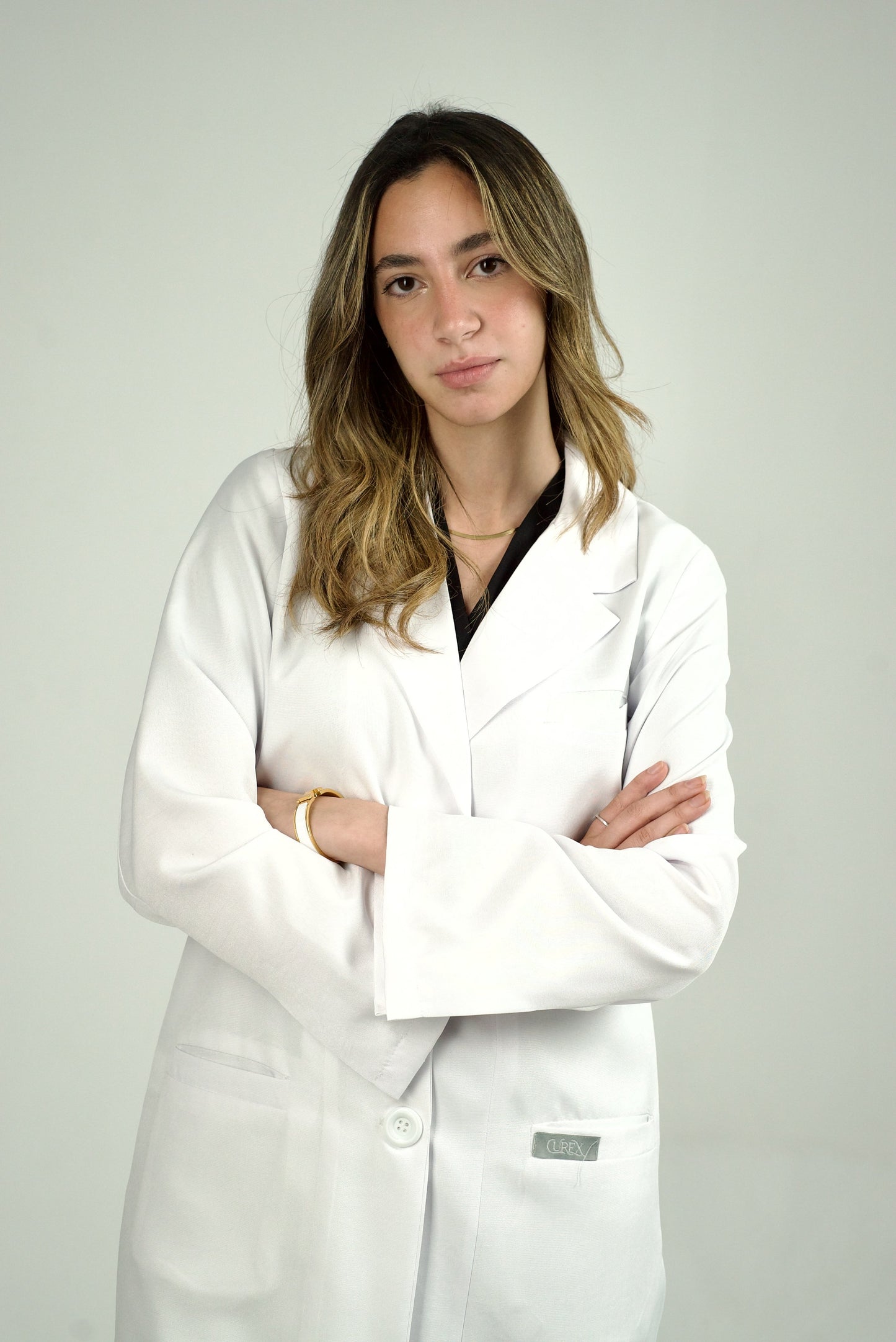 Ivory Flex Lab Coat